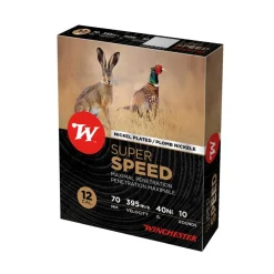 WINCHESTER CARTOUCHES SUPER SPEED 12/70 40G BJ> Cartouches De Chasse Calibre 12·Cartouches De Plomb Bourre À Jupe 37G À 42G