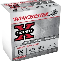 WINCHESTER CARTOUCHES SUPER X 12/35G X10> Cartouches De Chasse Calibre 12·Cartouches De Plomb Bourre À Jupe 43G Et +