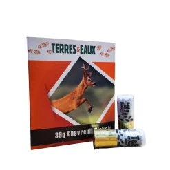 TERZEO CHASSEURS CARTOUCHES T&E 12/39 N°1+2 X10> Cartouches De Chasse Calibre 12·Cartouches De Plomb Bourre À Jupe 37G À 42G
