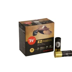 WINCHESTER CARTOUCHES ZZ PIGEON 12/36G X25> Cartouches De Chasse Calibre 12·Cartouches De Plomb Bourre À Jupe 35G À 36G