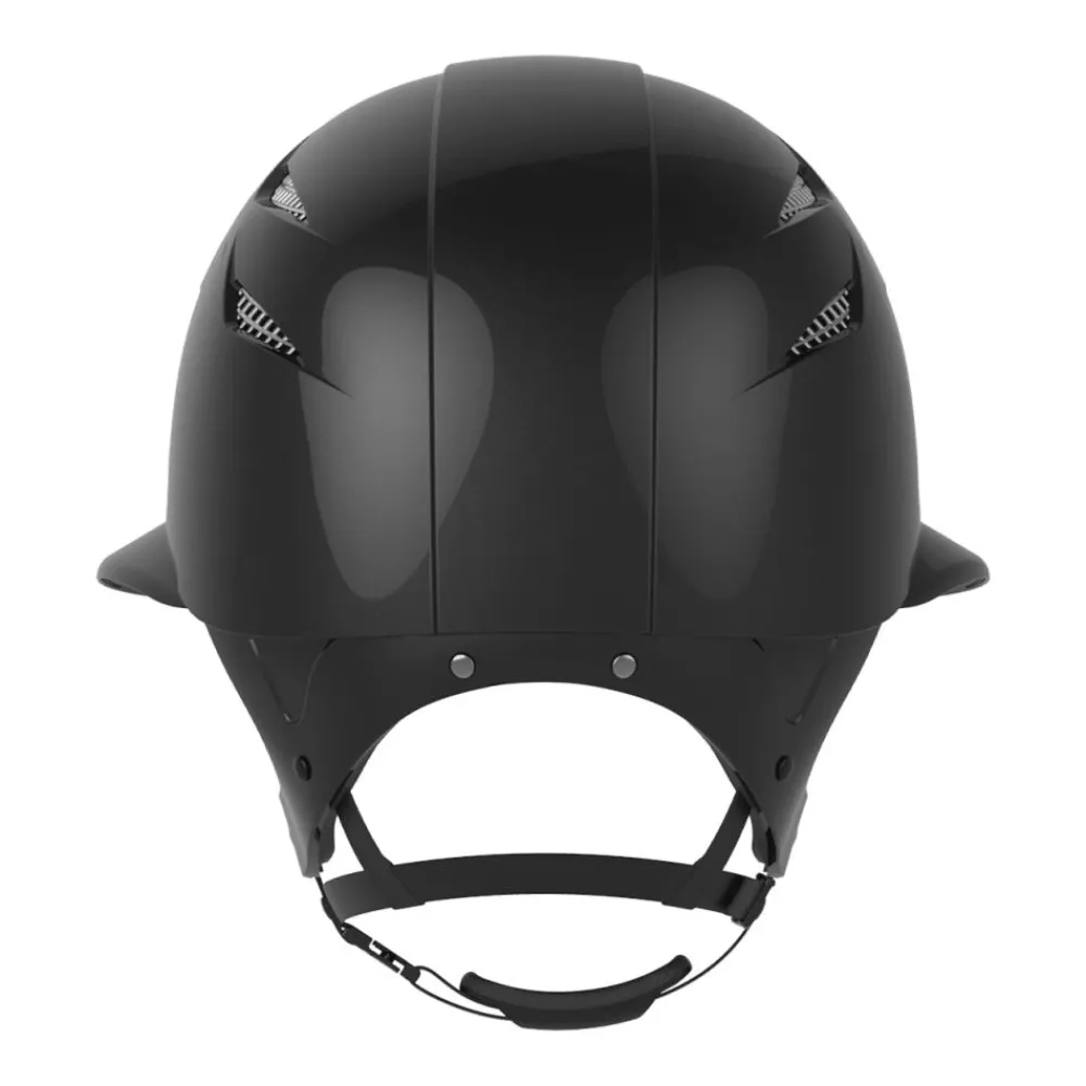 GPA CASQUE D'EQUITATION EASY FIRST LADY TLS NOIR BRILLANT> Protections De La Tête·Casques D'Équitation Gpa