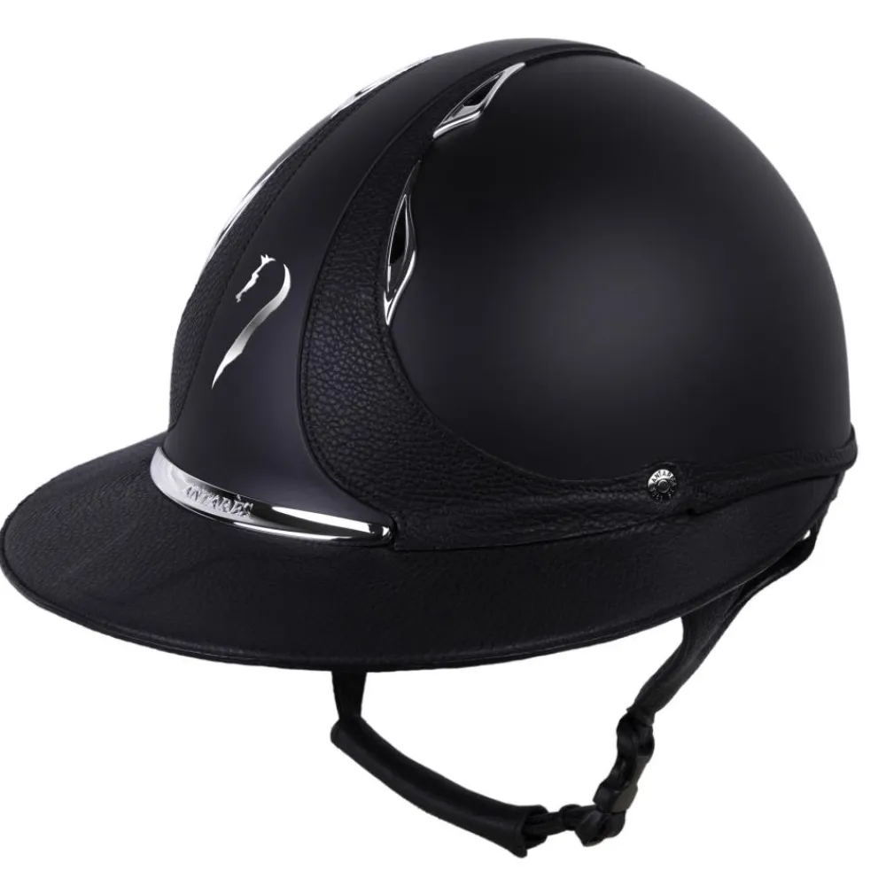 ANTARES CASQUE D'EQUITATION GALAXY ECLIPSE NOIR> Protections De La Tête·Casques D'Équitation Antarès