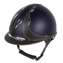 ANTARES CASQUE D'EQUITATION GALAXY STANDARD BLEU/BRUN><noscript><img width=