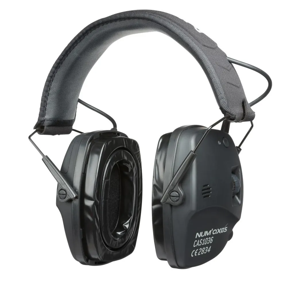 NUM'AXES NATURE CASQUE ELECTRONIQUE BLUETOOTH NOIR> Protections Auditives·Casques De Protection Auditive
