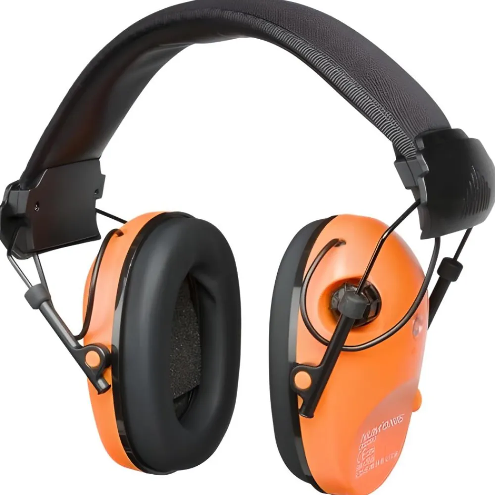 NUM'AXES NATURE CASQUE ELECTRONIQUE CAS1034 ORANGE> Protections Auditives·Casques De Protection Auditive