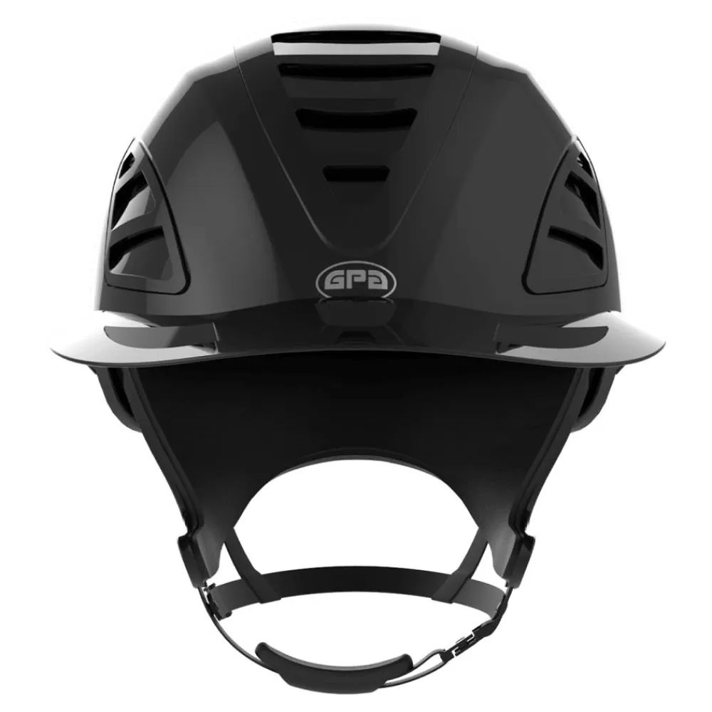 GPA CASQUE 4S FIRST LADY TLS NOIR SHINY> Protections De La Tête·Casques D'Équitation Gpa