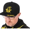 BLACK CAT CASQUETTE NOIRE FLAT PEAK> Vêtements Pêche Aux Carnassiers·Casquettes Et Bonnets
