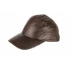 CASQUETTE EN CUIR MARRON>Homme Accessoires·Casquettes