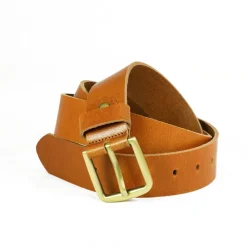 BOYER CEINTURON GOLD MARRON>Homme Accessoires·Ceintures