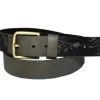 BOYER CEINTURON CROUTE DE CUIR GRAVE>Homme Accessoires·Ceintures