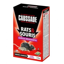 CAUSSADE CEREALES RATS ET SOURIS 150GR> Lutte Contre Les Rongeurs·Souricides Et Raticides Grains