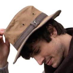 M BY FLECHET CHAPEAU HUILLE BI MATIERE CAMEL>Homme Accessoires Habillement De Chasse·Chapeaux