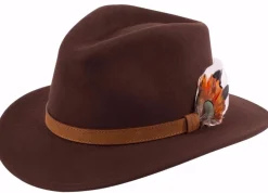 ALAN PAINE CHAPEAU RICUFEL BROWN>Homme Accessoires Habillement De Chasse·Chapeaux