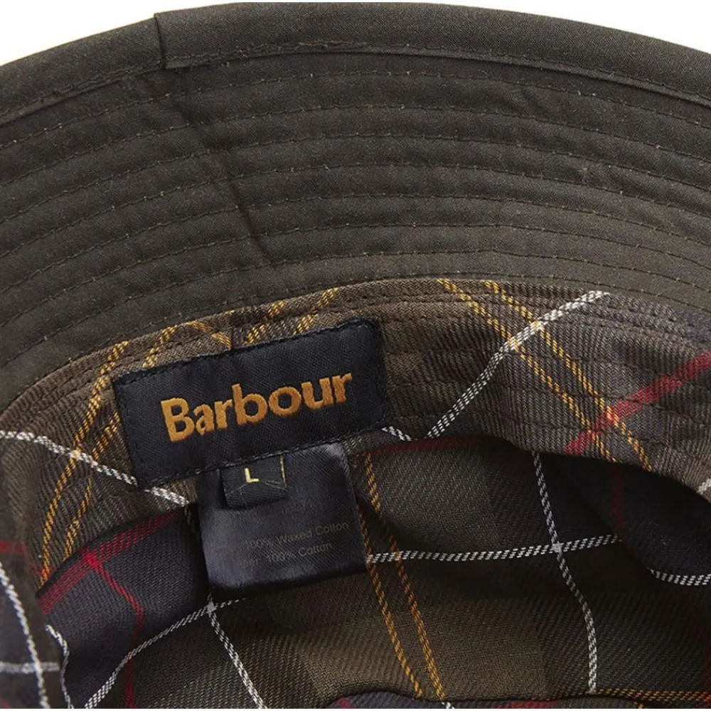 BARBOUR CHAPEAU WAX OLIVE>Homme Vêtements Barbour·Chapeaux Barbour