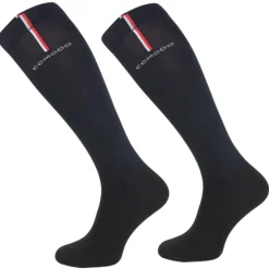 TERZEO CAVALIERS CHAUSSETTES FRANCE RIDER NOIR>Femme Chaussettes D'Équitation·|Chaussettes D'Équitation·