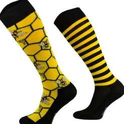 TERZEO CAVALIERS CHAUSSETTES FUN DESIGN ABEILLES>Femme Chaussettes D'Équitation·|Chaussettes D'Équitation·