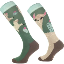 TERZEO CAVALIERS CHAUSSETTES FUN DESIGN ALPAGA FOU>Femme Chaussettes D'Équitation·|Chaussettes D'Équitation·