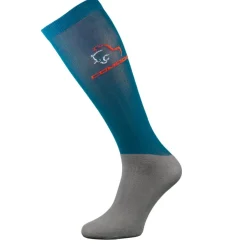 TERZEO CAVALIERS CHAUSSETTES MICROFIBRES BLEU>Femme Chaussettes D'Équitation·|Chaussettes D'Équitation·
