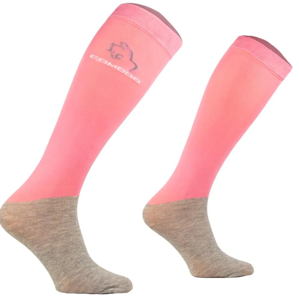 TERZEO CAVALIERS CHAUSSETTES MICROFIBRES ROSE>Femme Chaussettes D'Équitation·|Chaussettes D'Équitation·