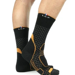 LA CHAUSSETTE DE FRANCE CHAUSSETTES TREKKER ORANGE> Chaussettes Et Semelles·Chaussettes Basses|Chaussettes Et Semelles·Chaussettes Basses