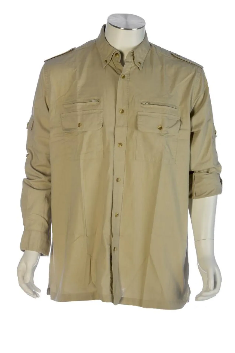 BARTAVEL CHEMISE DE CHASSE HOMME AUTHENTIC BEIGE>Homme Chemises De Chasse·Chemises