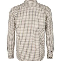 SEELAND CHEMISE DE CHASSE HOMME OXFORD CLASSIC BLUE BROWN><noscript><img width=