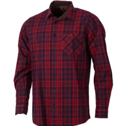 SOMLYS CHEMISE DE CHASSE HOMME SCANDINAVE ROUGE>Homme Chemises De Chasse·Chemises