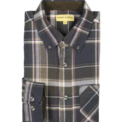 PROHUNT CHEMISE DE CHASSE HOMME SPRINGER CARREAUX MARRON>Homme Chemises De Chasse·Chemises
