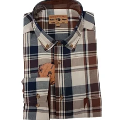 GIANI VALLI CHEMISE DE CHASSE HOMME TAVIRA BEIGE>Homme Chemises De Chasse·Chemises