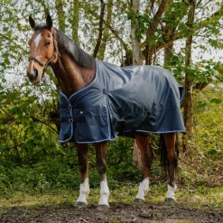 RIDING WORLD CHEMISE EXTERIEUR ECO 1200D MARINE> Chemises Et Couvertures D'Extérieur·Chemises D'Extérieur