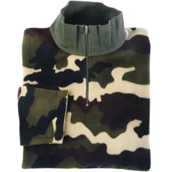 KALAHARI CHEMISE F1 ZIP MICRO POLAIR CAMO CE>Homme Vêtements Militaires·Chemises Militaires