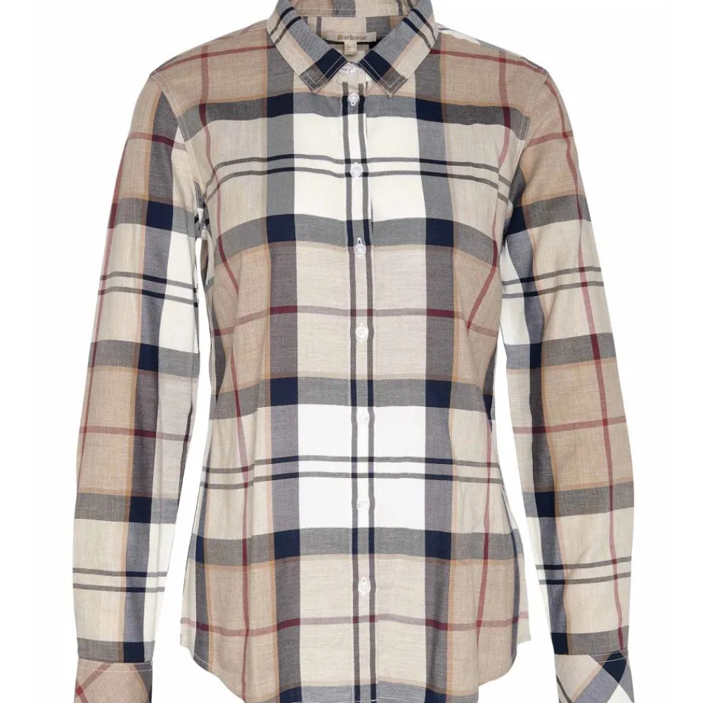 BARBOUR CHEMISE FEMME BREDON HESSIAN TARTAN>Femme Vêtements Barbour·Chemises Barbour Femme