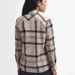 BARBOUR CHEMISE FEMME BREDON LEMON><noscript><img width=