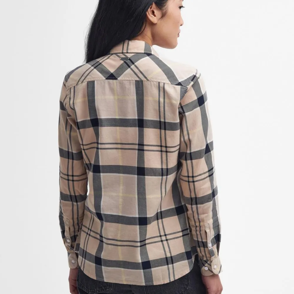 BARBOUR CHEMISE FEMME BREDON LEMON>Femme Vêtements Barbour·Chemises Barbour Femme
