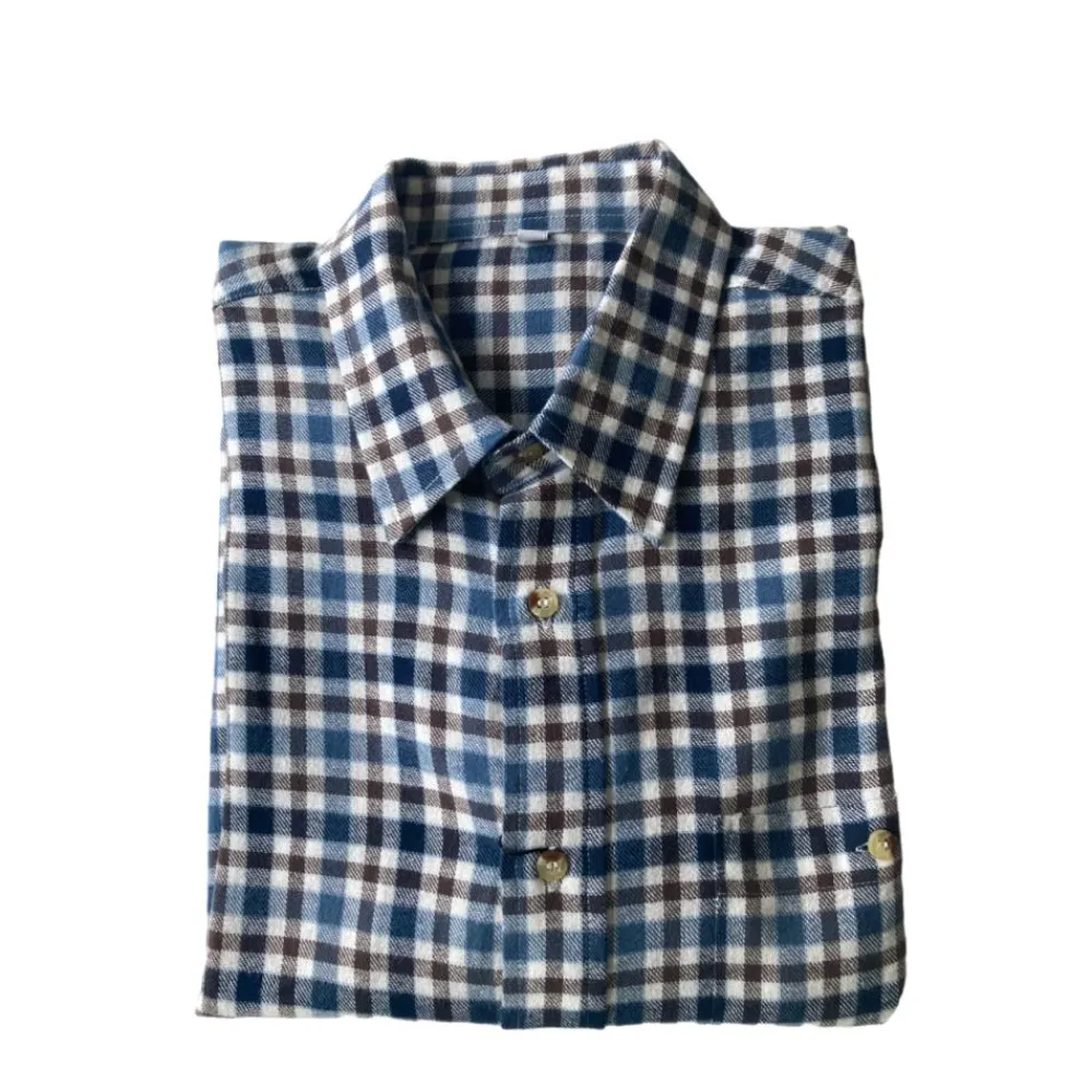 EASY LINE CHEMISE GLAO CARREAUX BLEU ECOSSAIS>Homme Chemises Et Chemisettes·Chemises