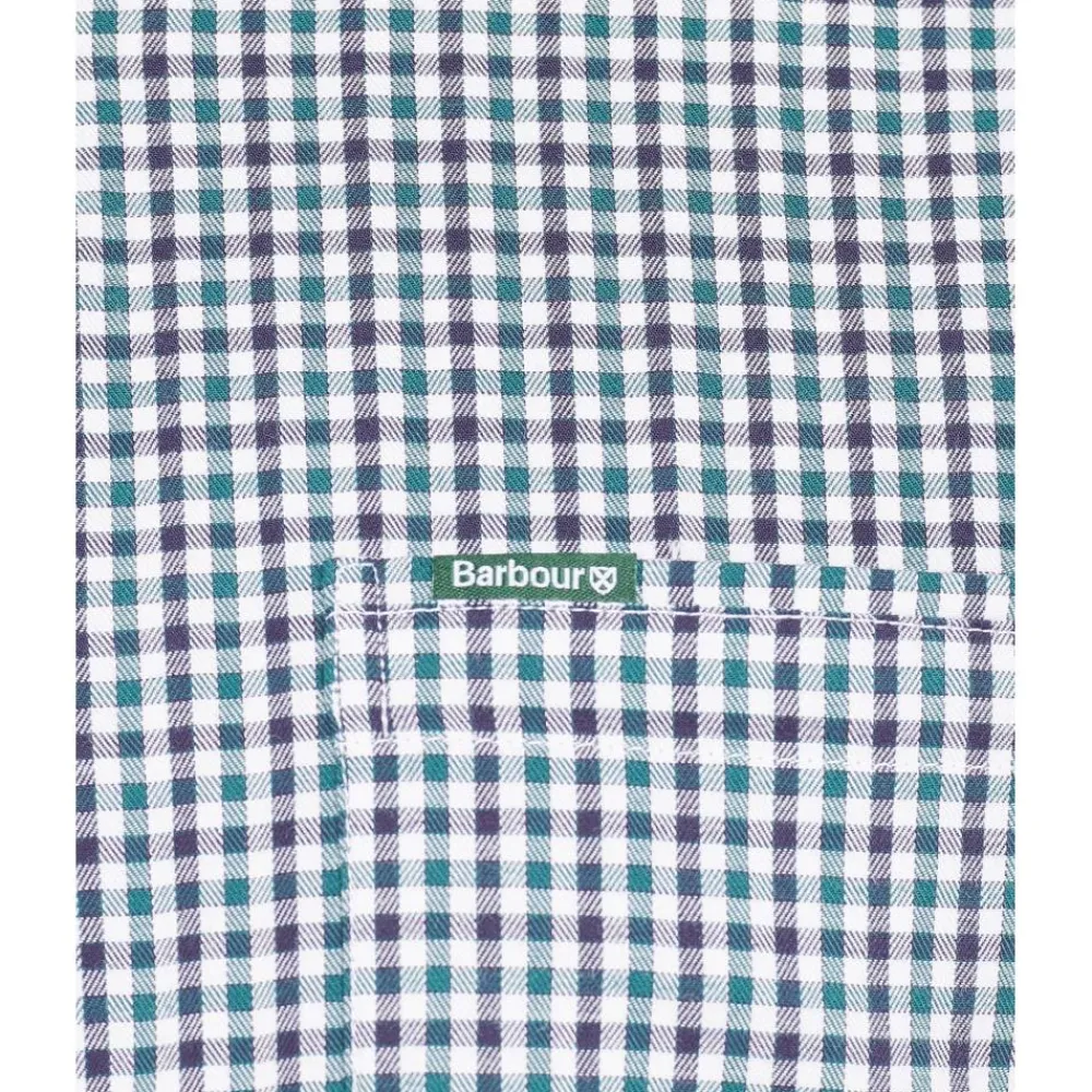 BARBOUR CHEMISE PADSHAW BLUE>Homme Vêtements Barbour·Chemises Barbour