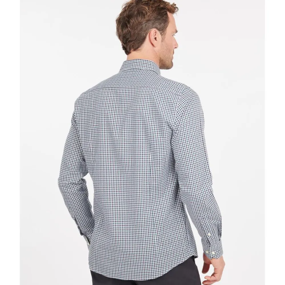 BARBOUR CHEMISE PADSHAW BLUE>Homme Vêtements Barbour·Chemises Barbour