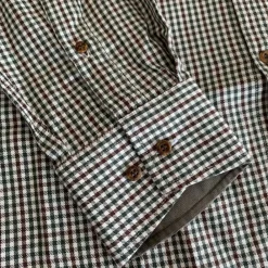 GIANI VALLI CHEMISE PETIT CARREAUX VERT FONCE><noscript><img width=