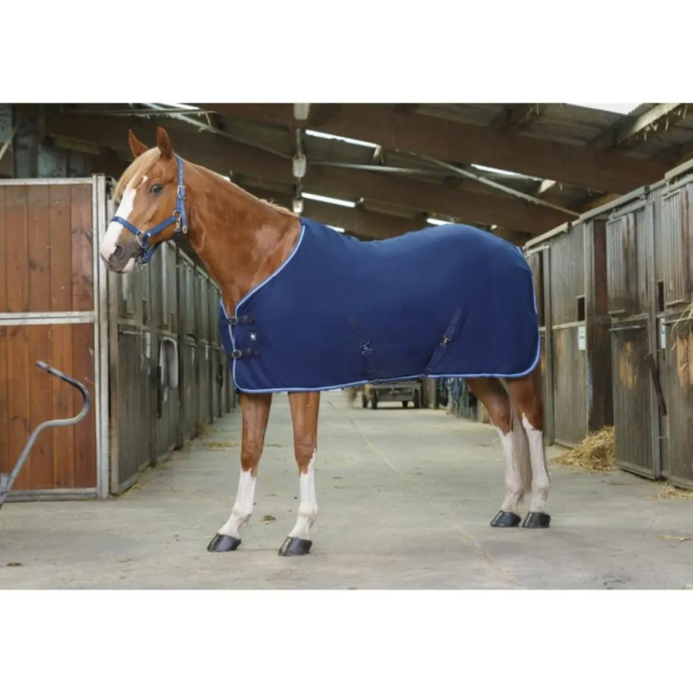 RIDING WORLD CHEMISE POLAIRE MARINE> Chemises Et Couvertures D'Écurie·Chemises Séchantes Et Polaires
