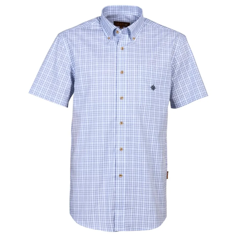 IDAHO CHEMISETTE HOMME JUNGLE BLANC BEIGE>Homme Chemises Et Chemisettes·Chemisettes