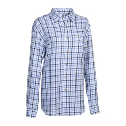 LIGNE VERNEY CARRON CHEMISIER FEMME MIS SAPHIR BLEU>Femme Vêtements De Chasse·Chemises Femme