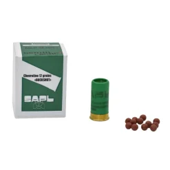 SAPL CHEVROTINES 12/50 MINI CAOUTCHOUC X10> Munitions De Défense·Cartouches De Défense