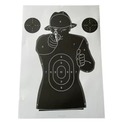 COURT CIBLES 50X70 BUSTE POLICE X100> Ciblerie·Cibles En Carton Tir De Loisir