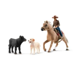 SCHLEICH COFFRET AVENTURES DEQUITATION WESTERN>Enfant Jeux Et Jouets·Jeux Et Jouets Équitation