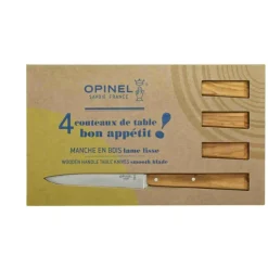 OPINEL COFFRET 4COUTEAUX TABLE BON APPETIT><noscript><img width=