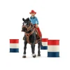 SCHLEICH COFFRET COWGIRL ET TONNEAUX DE RACING>Enfant Jeux Et Jouets·Jeux Et Jouets Équitation
