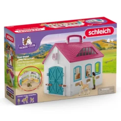 SCHLEICH COFFRET ÉCURIE TRANSPORTABLE><noscript><img width=