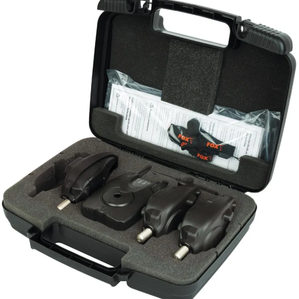 FOX COFFRET DETECTEURS MICRON MX> Détecteurs De Touche Carpe·Coffrets De Détecteurs