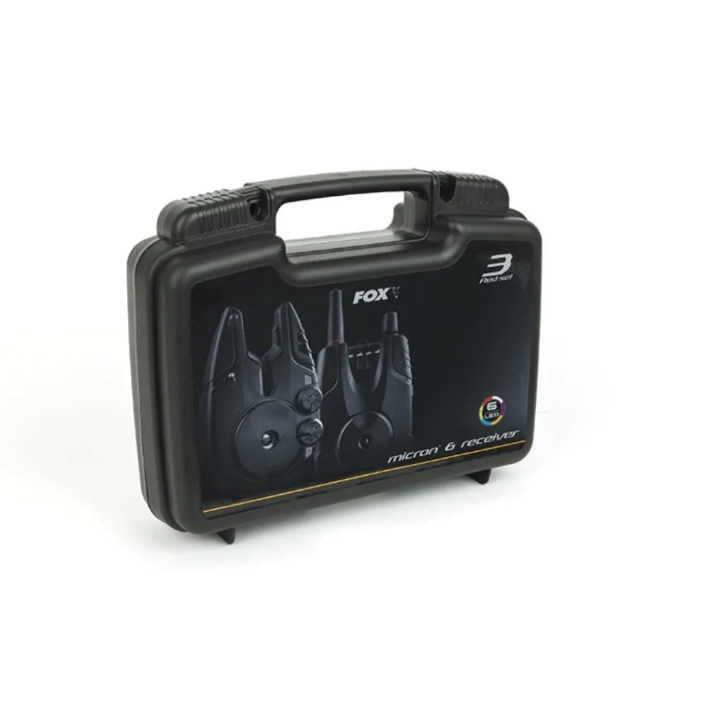FOX COFFRET DETECTEURS MICRON MX> Détecteurs De Touche Carpe·Coffrets De Détecteurs