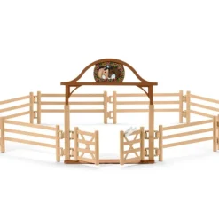 SCHLEICH COFFRET PRÉ POUR CHEVAUX AVEC PORTAIL>Enfant Jeux Et Jouets·Jeux Et Jouets Équitation